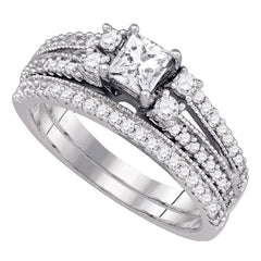 1 CT-DIA 3/8CT-CPR BRIDAL SET