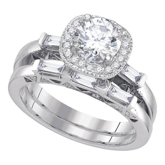 1 3/4CTW-DIA 1 Cttw-CRD BRIDAL SET