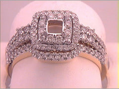 5/8CTW-DIA SEMI-MOUNT BRIDAL SET