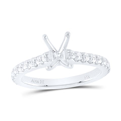 5/8CTW-NAT DIA ANA M 1CT-CEM SEMI-MOUNT NO HALO ENG RING