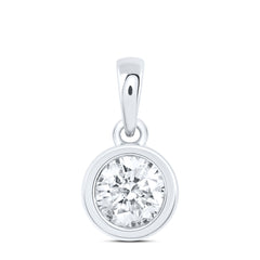 3/4CTW-NAT DIA EXCELLENT STUD SOLITAIRE PENDANT