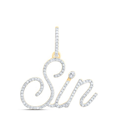 1/2CTW DIA  "Sin" PENDANT