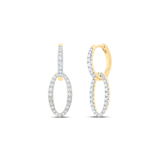 1/2CTW-DIA ANA M FASHION DANGLING EARRING