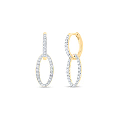 1/2CTW-DIA ANA M FASHION DANGLING EARRING