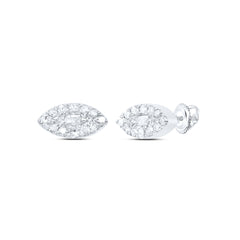 1/10CTW-DIA P1 GIFT MARQUISE BAGUETTE EARRING