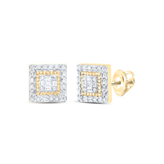 1/2CTW-DIA P1 GIFT SQUARE BAGUETTE EARRING