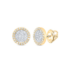 1/2CTW-DIA P1 GIFT ROUND BAGUETTE EARRING