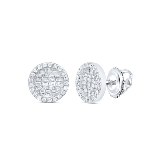 1/2CTW-DIA P1 GIFT ROUND BAGUETTE EARRING
