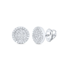 1/2CTW-DIA P1 GIFT ROUND BAGUETTE EARRING