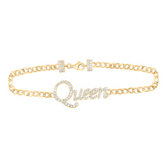 3/4CTW-NAT DIA ANA M "QUEEN" FASHION BRACELET (7 INCH)
