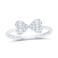 1/5CTW-DIA CN FASHION BOW RING