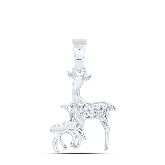 1/20CTW-NAT DIA P1 GIFT DEAR PENDANT