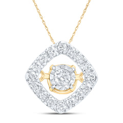 1/6CTW-NAT DIA CN GIFT CUSHION DANCING PENDANT