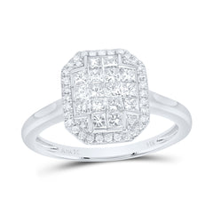 3/4CTW-DIA CN FASHION EMERALD RING