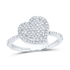 1/3CTW-DIA P1 GIFT HEART RING