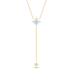 1/10CTW-DIA CN FASHION TWINKLE STAR NECKLACE (18 INCH)