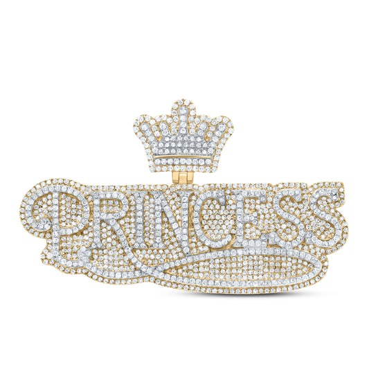 3 1/5CTW-DIA P1 PRINCESS CROWN MENS CHARM