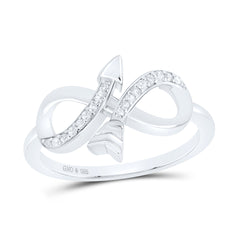 1/10CTW-DIA P1 GIFT ARROW RING