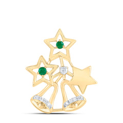 1/20CTW-DIA P1 1.6MM-1.8MM-RD-EM NAT GEM PENDANT