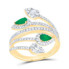 5/8CTW-DIA ANA M 1/3CTW-PS-EM NAT GEM RING