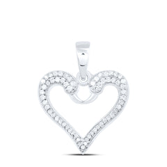 1/5CTW-DIA P1 GIFT HEART PENDANT