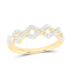 1/5CTW-DIA CN FASHION CUBAN LADIES RING