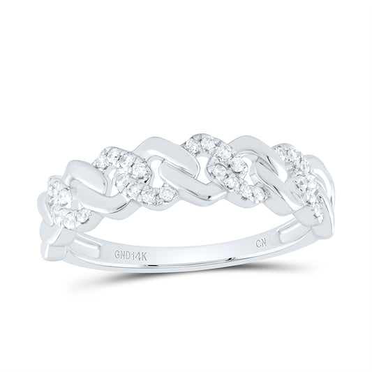 1/6CTW-DIA CN FASHION CUBAN LADIES RING