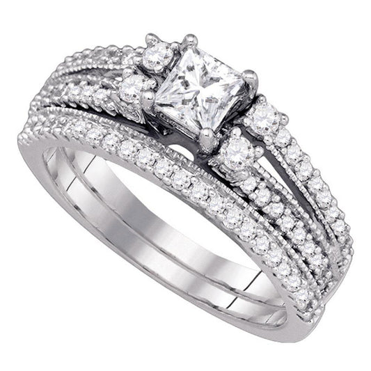 1 CT-DIA 3/8CT-CPR BRIDAL SET