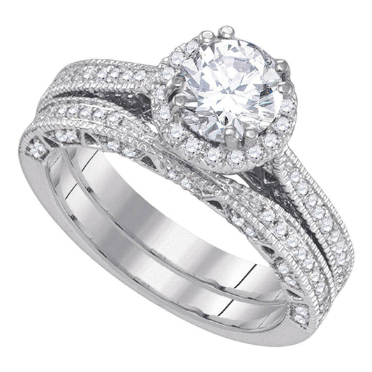 1 3/4CTW-DIA 1 CT-CRD BRIDAL SET