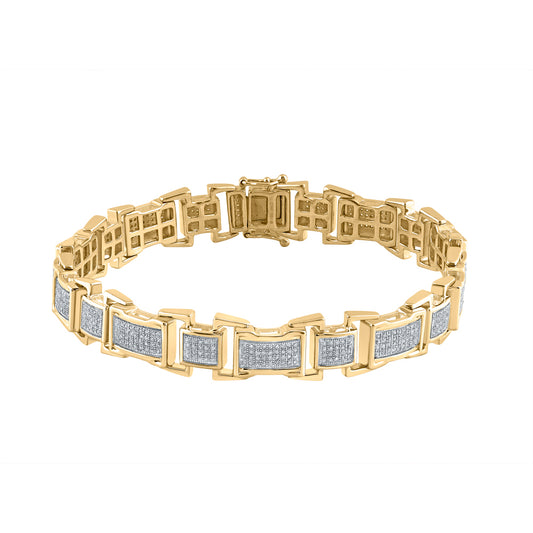 1  3/8CT-DIA MICRO-PAVE BRACELET