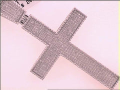 1 CT-DIA MENS CROSS CHARM