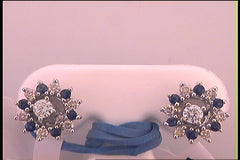 3/8CTW-DIA SEMI-MOUNT EARRING