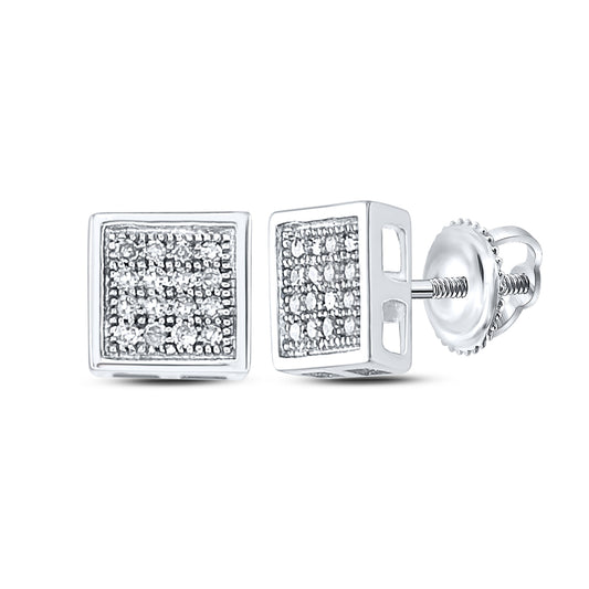 1/10CT-DIA MICRO-PAVE EARRING