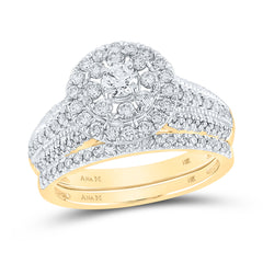 1CTW-DIA 1/5CT-CRD BRIDAL RING