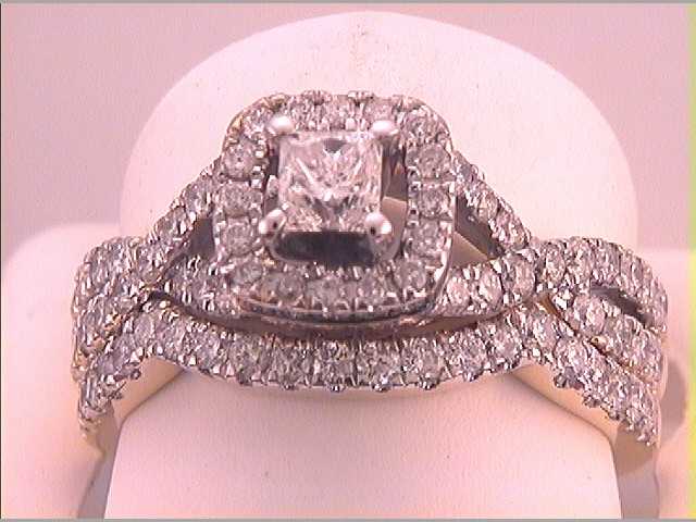 1 1/2CTW-DIA 3/8CT-CPR BRIDAL SET