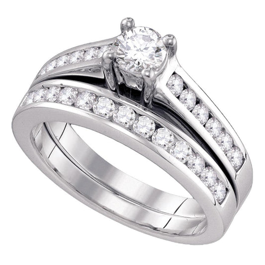 1 1/2 CT-DIA 1/2CT-CRD BLISS BRIDAL SET CERTIFIED S 9.5