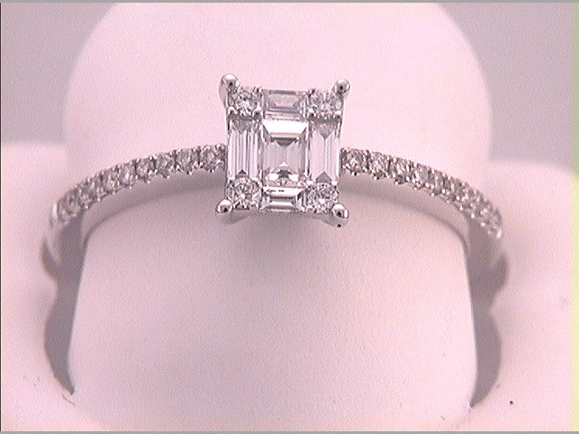 3/8CTW-DIA ENGAGEMENT RING