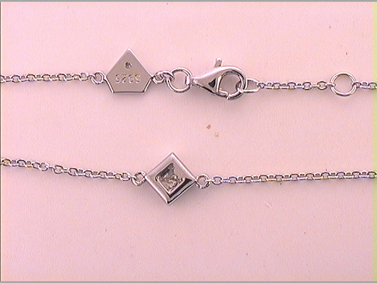 1/20CT-DIA Womens PRINCESS BRACELET