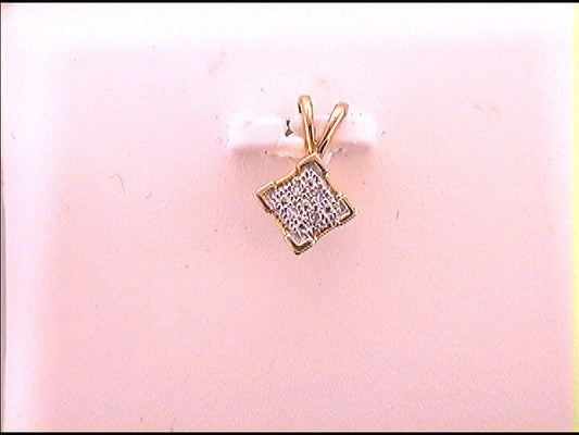 0.01CT-DIA MICRO-PAVE PENDANT