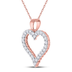 1CTW-DIA CN HEART PENDANT