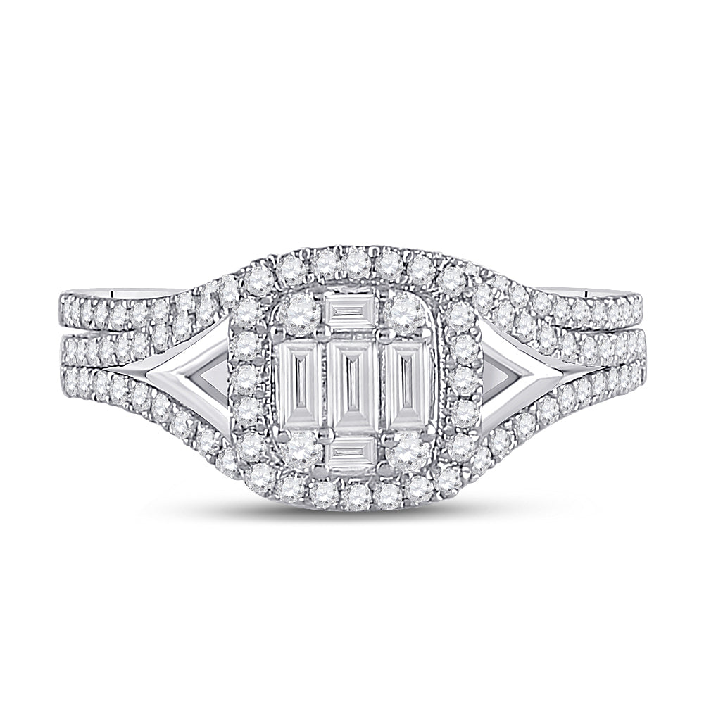 5/8CT-DIA ANA M DIANA BRIDAL  SET
