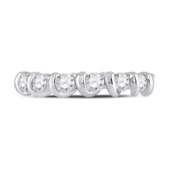 3/4CTW-DIA ANA M FASHION HIGH LADIES WEDDING BAND