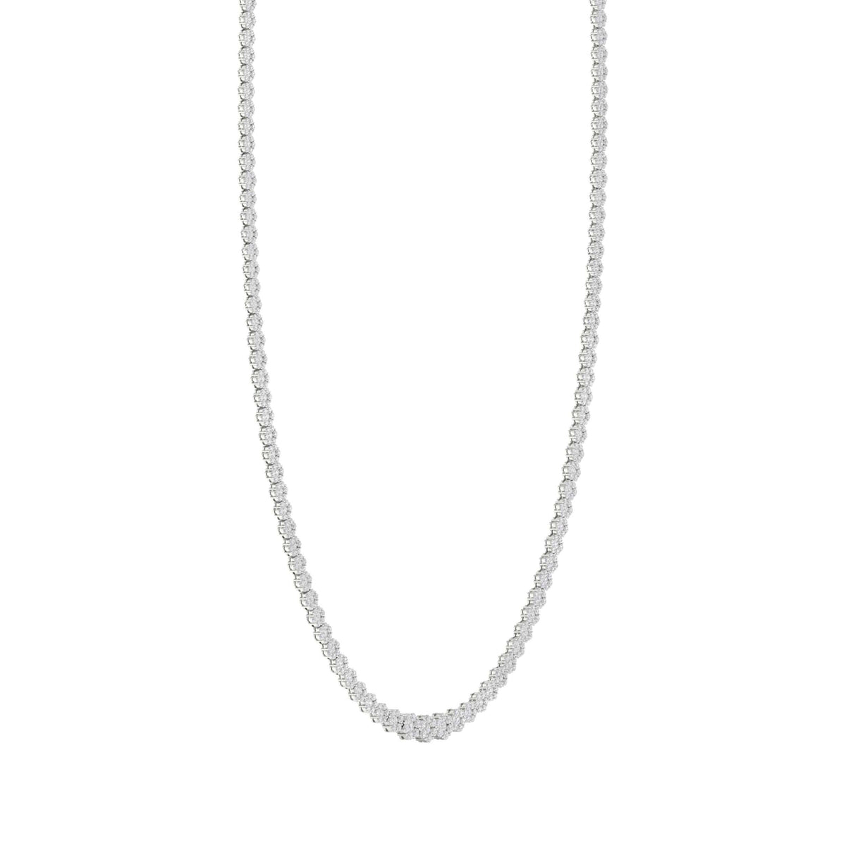 10 CT-DIA ANA M FASHION NECKLACE (18 INCH)