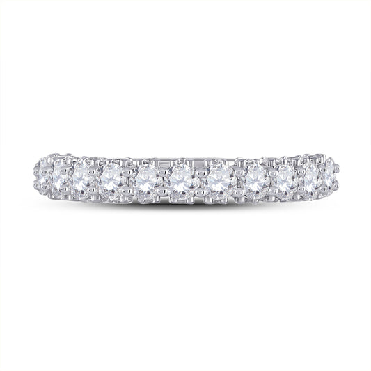 1 5/8CTW-DIA ANA M FASHION HIGH LADIES WEDDING BAND