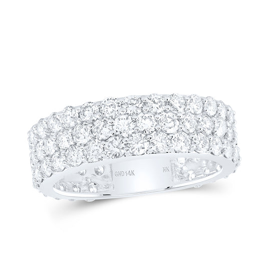 2 7/8CT-DIA NK HIGH LADIES WEDDING BAND