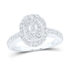 5/8CTW-DIA ANA M 1/5CT-CEMRD ENGAGEMENT DOUBLE HALO RING