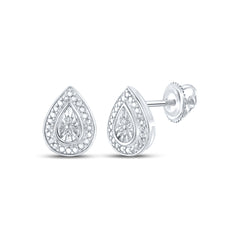 0.01CTW-DIA P2 GIFT PEAR EARRING