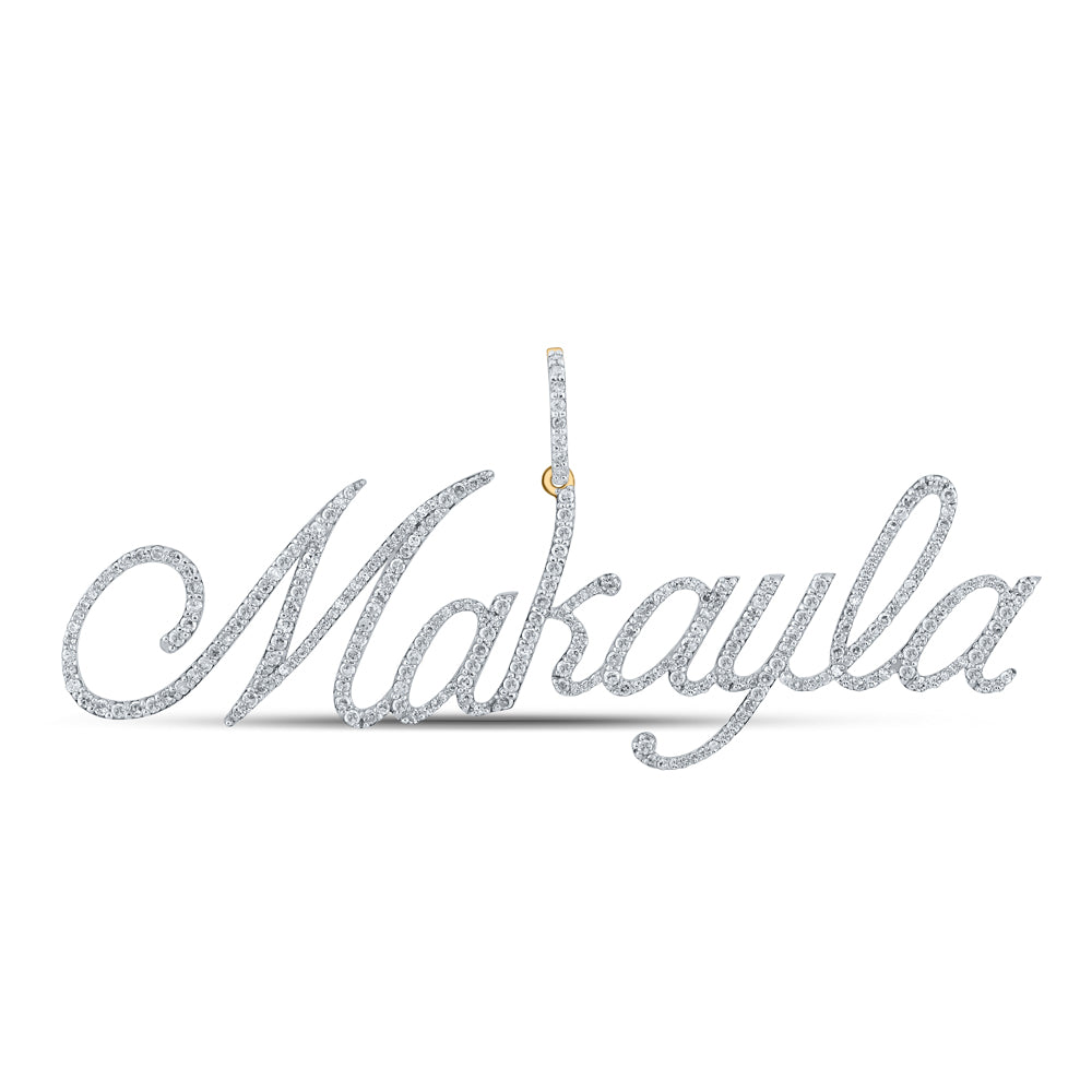 1 1/2CTW-DIA P1 "MAKAYLA" INITIAL PENDANT