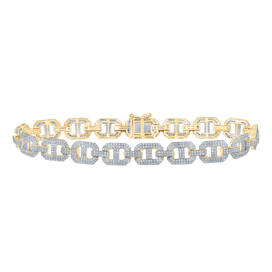 3 1/4CTW-DIA P1P2 MENS BRACELET (8.50 INCH)