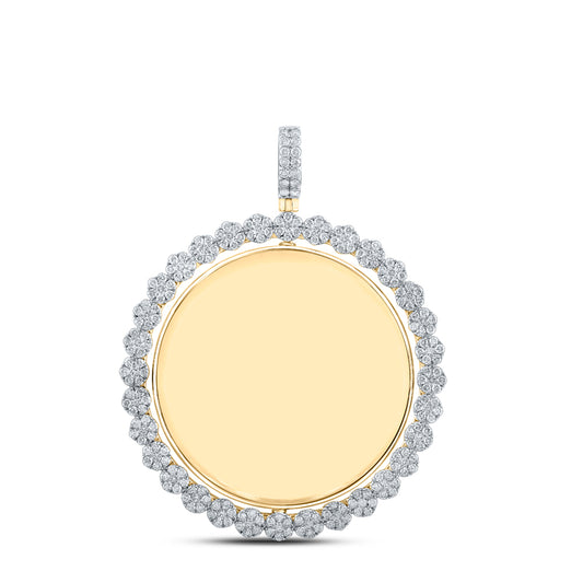 4 5/8CTW-DIA NK SPINNING MEMORY PENDANT